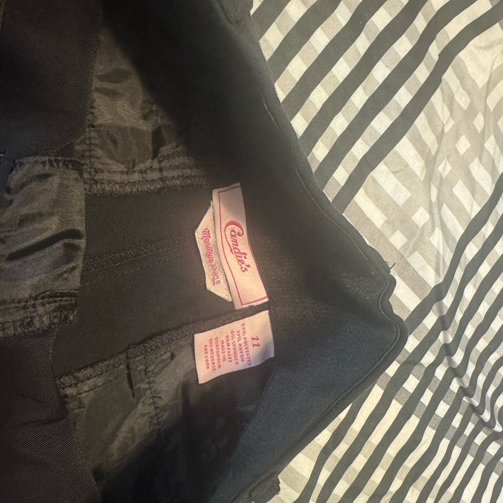 Candies Classic Woman Dress Pants – Black, Size 11 - Picture 6 of 7
